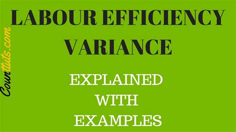 Master Labor Efficiency Variance Formula In 5 Easy Steps