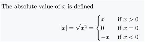 Mastering Piecewise Defined Functions In Latex