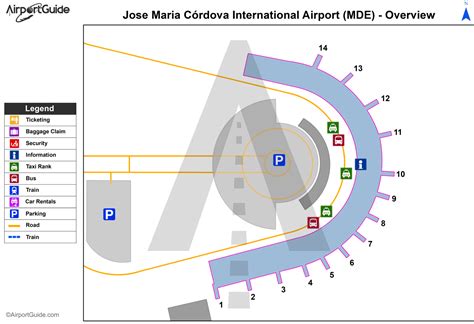 Mde Airport Map: Navigate José MaríA CóRdova Airport Easily