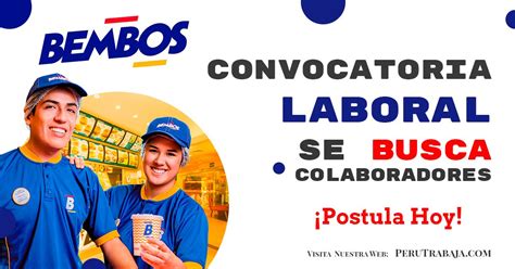 Oportunidades De Trabajo En Reparto Para Bembos