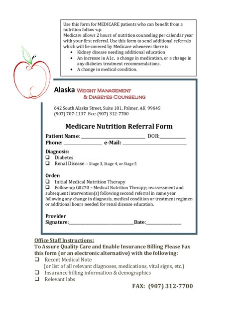 Saddleback Nutritional Referral Program: Get Your Pdf Here