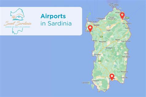 Sardinia Italy Airports Map Guide