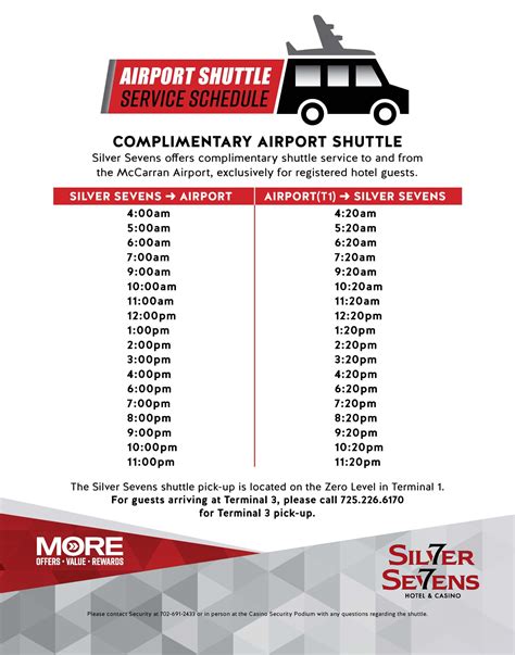 Silver Sevens Airport Shuttle Service Guide