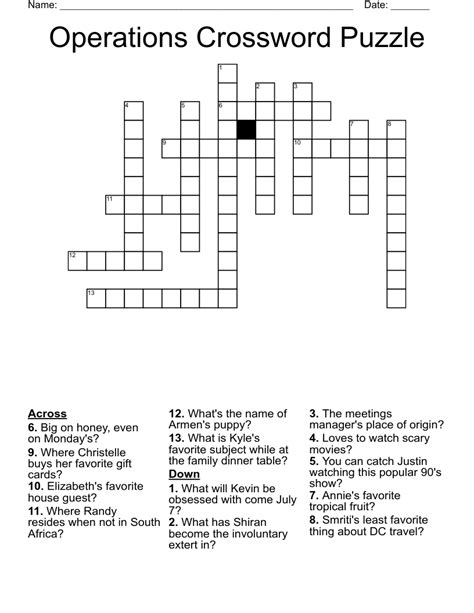 Solve Joint Operations Crossword Clue In 5 Easy Steps