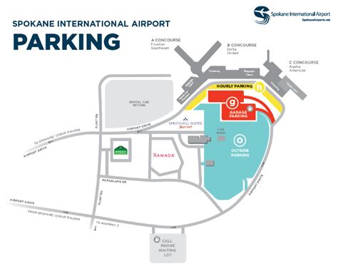 Spokane Airport Parking Rates And Options