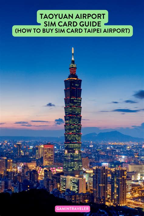 Taipei Airport Sim Card Guide For Travelers