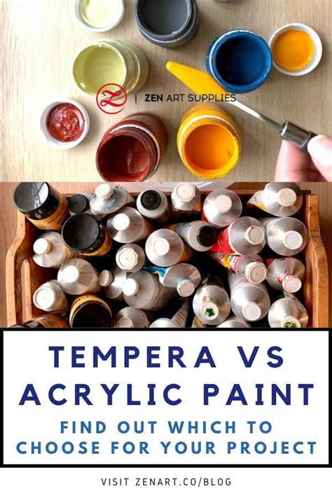 Tempera Vs Acrylic Paint: Whats The Difference