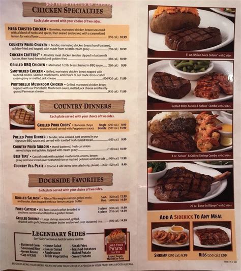 Texas Roadhouse Menu Pdf: Latest Prices And Options