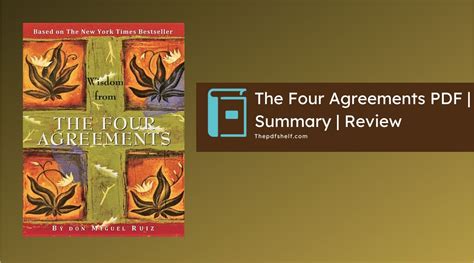 The Four Agreements Book Pdf Summary And Review