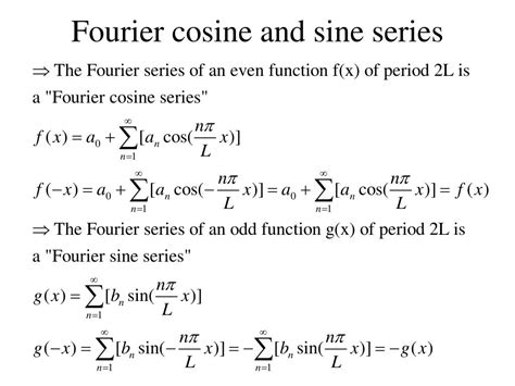 Understanding Fourier Series: Cosine And Sine Explained