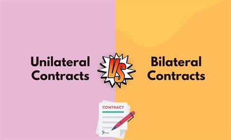 Unilateral Vs Bilateral Contracts: Whats The Key Difference