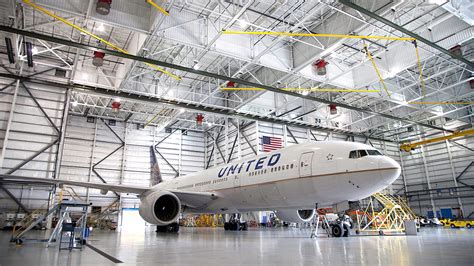 United Airlines Hangar At Dulles Airport