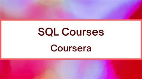 University Of Houston Sql Courses And Certifications Explained