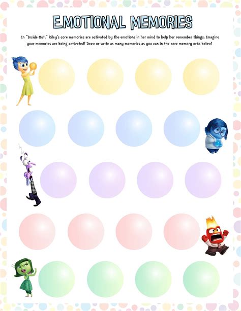 Unlocking Memories: Inside Out Activity For Kids