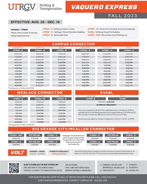 Utrgv Fall 2024 Academic Calendar Dates