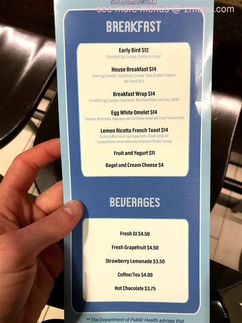 Vineyard Grille Logan Airport Menu Guide