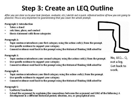 Write A Killer Leq: Step-By-Step Guide For Ap Students