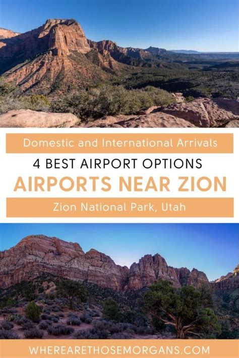 Zion National Park Airports And Transportation Options